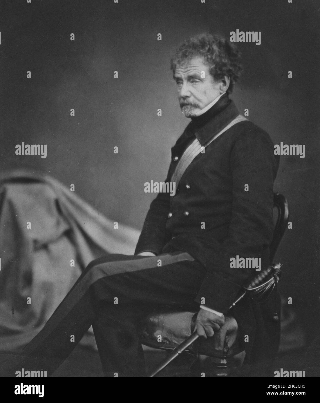 Krimkrieg Fotos: Generalleutnant Sir Colin Campbell G.C.B. Ca. 1855 Stockfoto