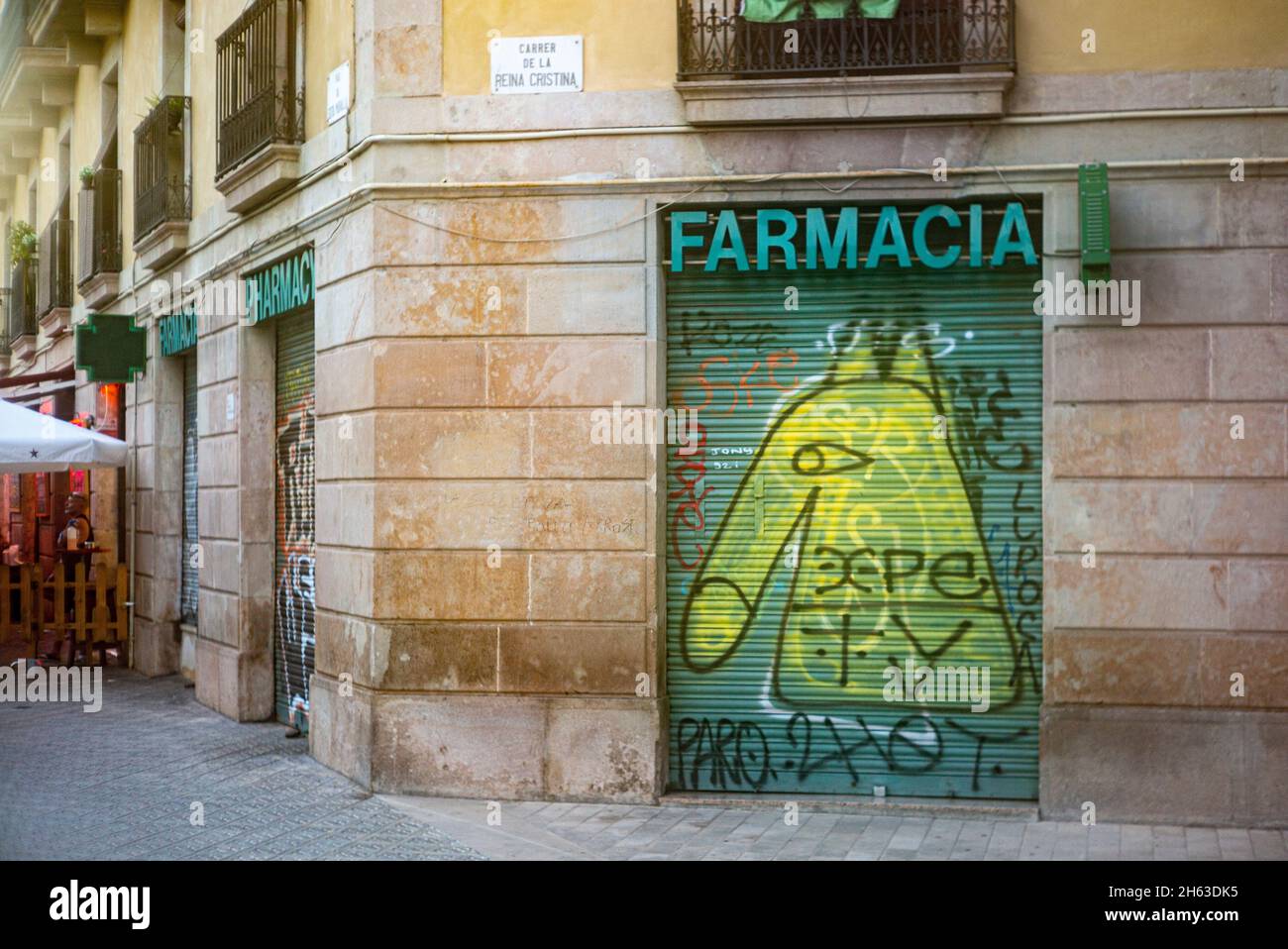 Impressionen von barcelona - eine Stadt an der Küste des nordöstlichen spaniens. Sie ist die Hauptstadt und größte Stadt der autonomen Gemeinschaft katalonien sowie die zweitbevölkerungsreichste Gemeinde spaniens. Stockfoto