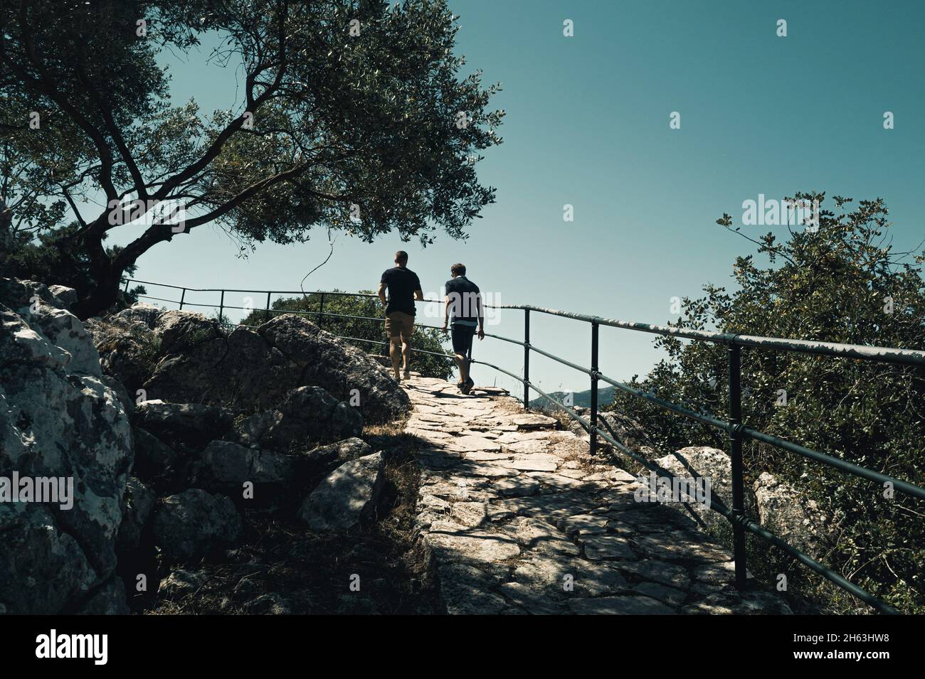 Genießen Sie die herrliche Aussicht von mirador del guarda Forestal in andalusien Stockfoto