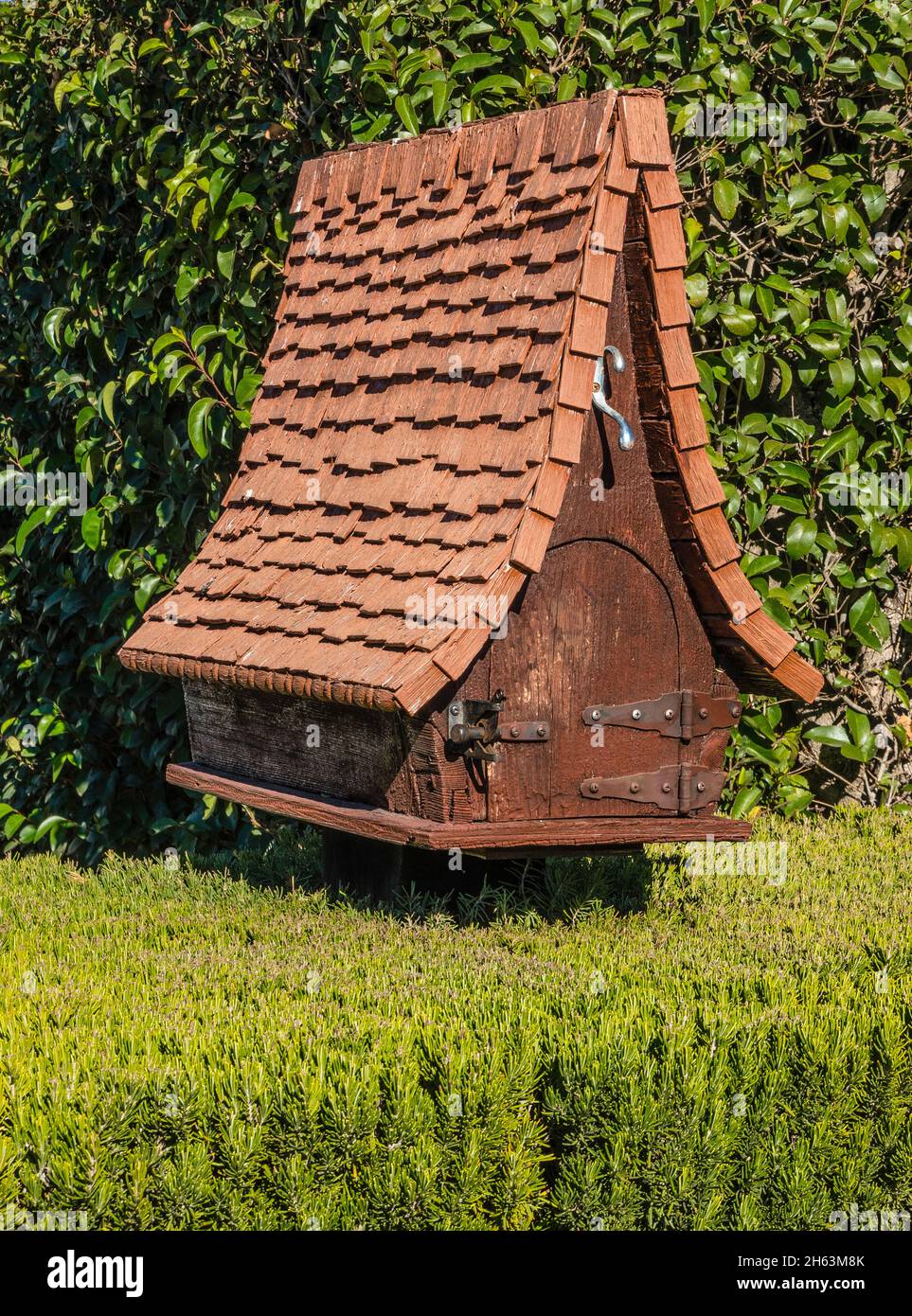 Eine Mailbox im dänischen Stil Stockfoto