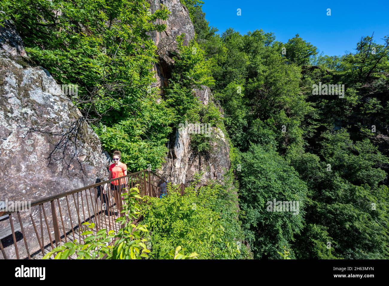 kaltern, Provinz bozen, Südtirol, italien. In der rastenbachklamm Stockfoto