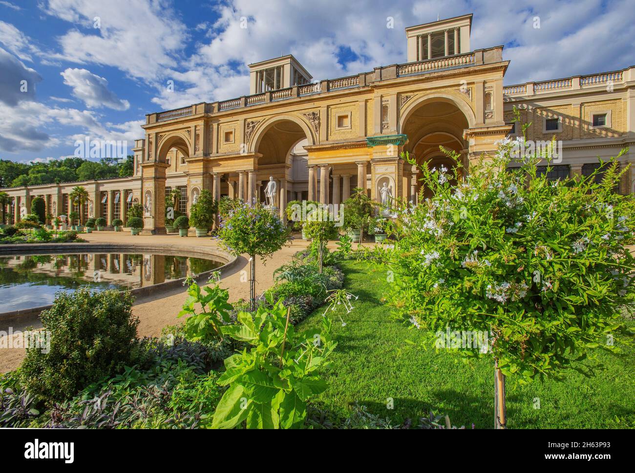 orangerie im schlosspark sanssouci, potsdam, brandenburg, deutschland Stockfoto