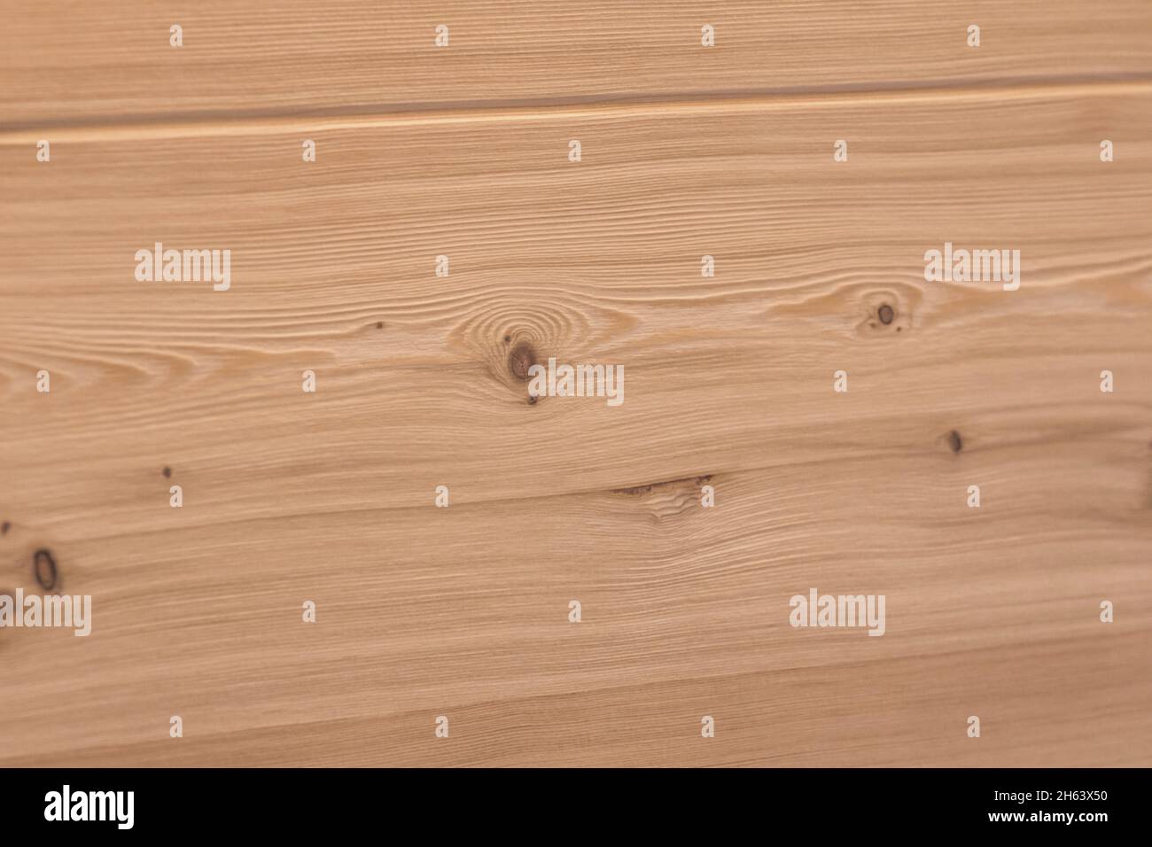 Detail einer Holzdiele, Rohstoff, Holzbearbeitung Stockfoto