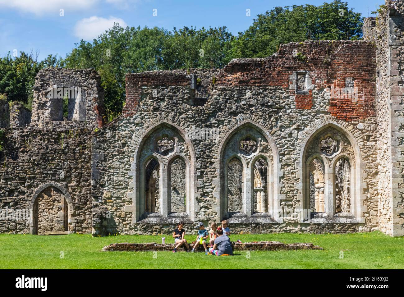 england, southampton, netley Abbey, die Ruinen der netley Abbey Stockfoto