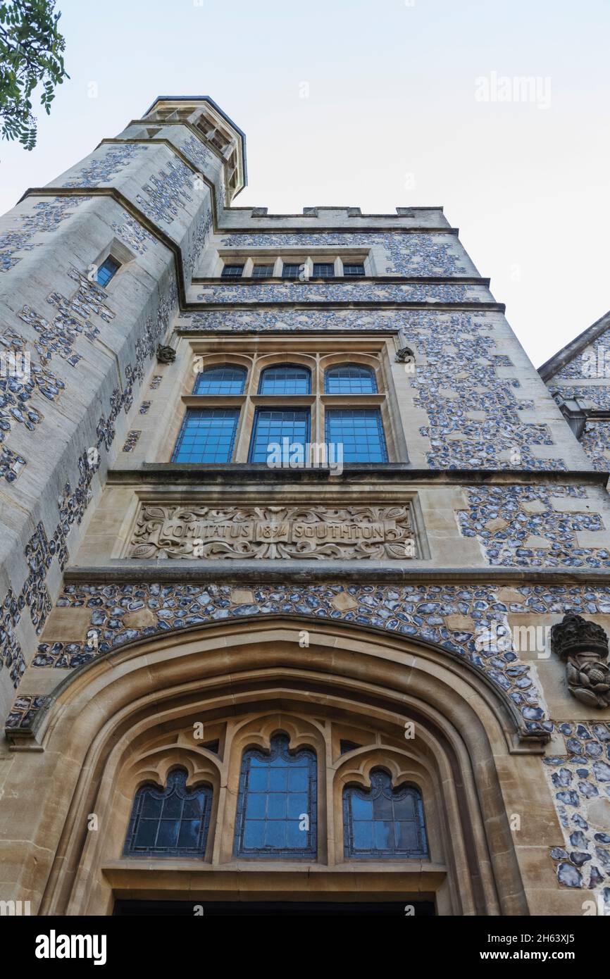 england, winchester, Gerichtsgebäude für Gerichtsmediziner Stockfoto