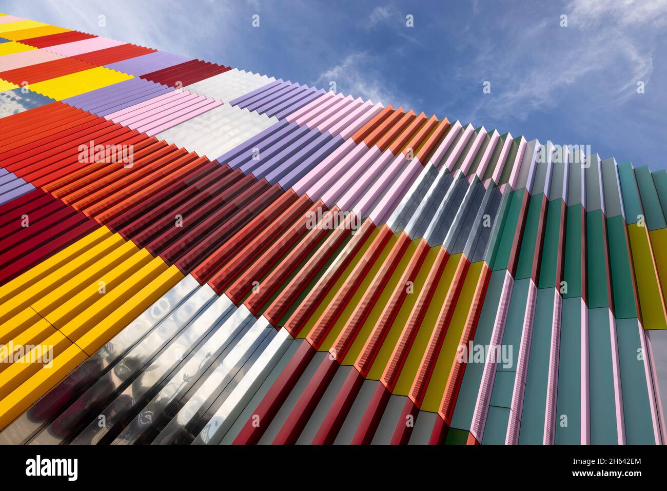 Abstrakte Architektur - mira Einkaufszentrum in münchen Stockfoto