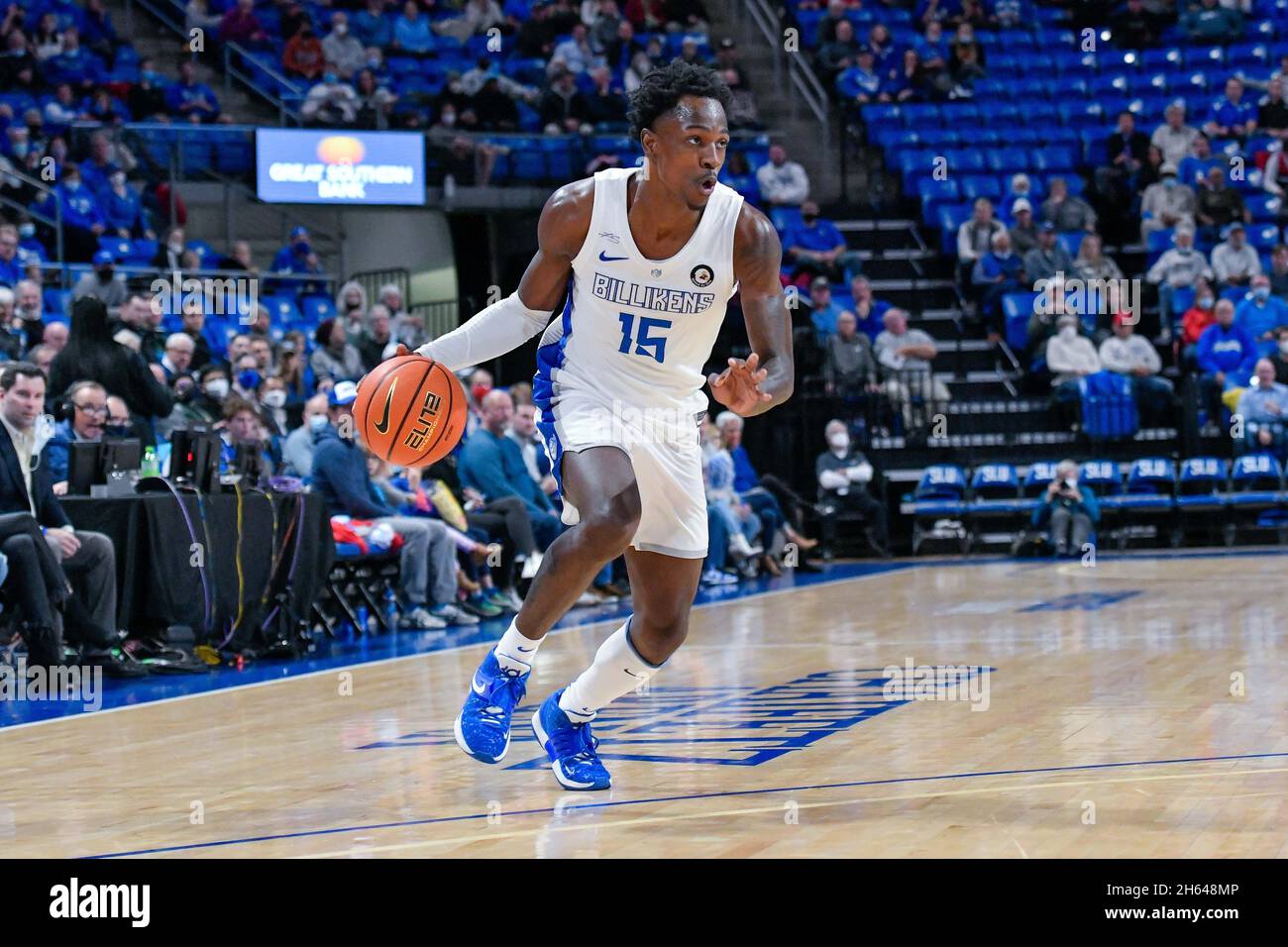 12. November 2021 Der Wächter von Saint Louis Billikens Jordan Nesbitt