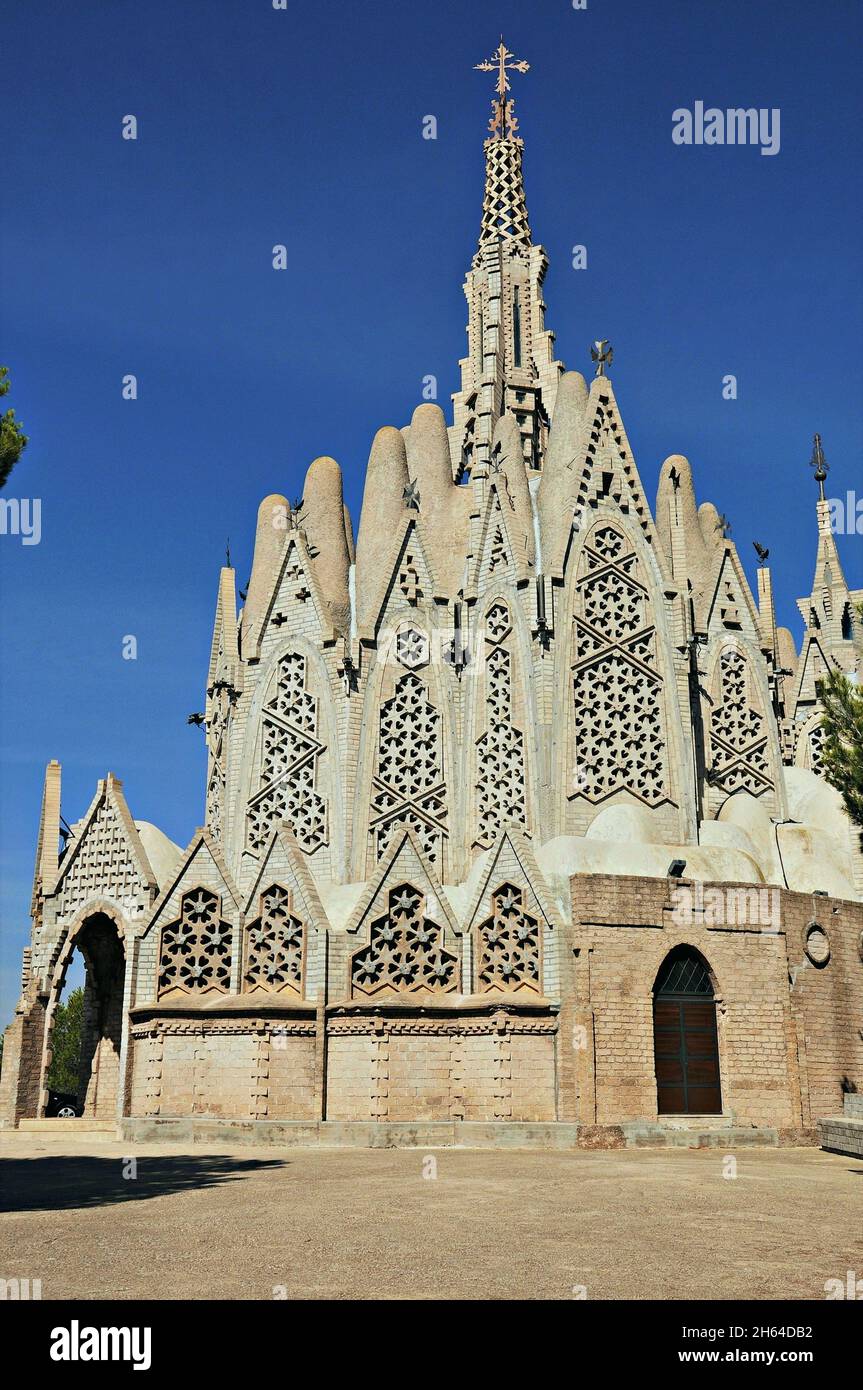 Heiligtum der Jungfrau von Montserrat de Monferri in der Region Alt Camp in der Provinz Tarragona, Spanien. Stockfoto