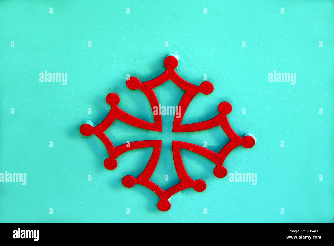 Okzitanisches Kreuz Vergoldet 30mm - Christliches Symbol Aus Lourdes