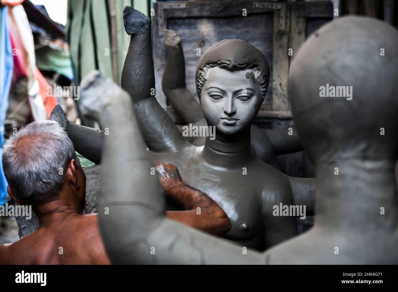 Kumartuli Stockfoto