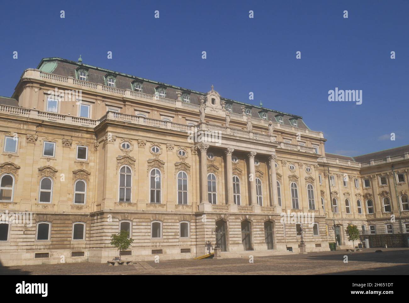 Königspalast, in dem sich die Nationalgalerie, das Burgviertel, Budapest, Ungarn, befindet Stockfoto