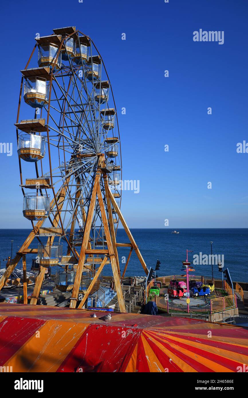 BRIDLINGTON , OSTKÜSTE , YORKSHIRE . ' SEASCAPE ' . Stockfoto