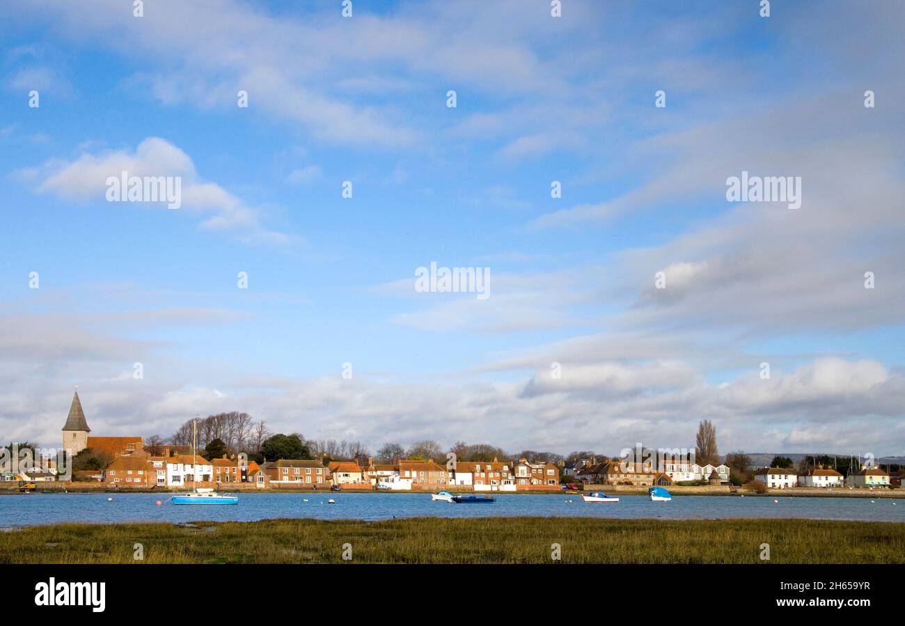 Das Dorf bosham in chichester Hafen West sussex Stockfoto