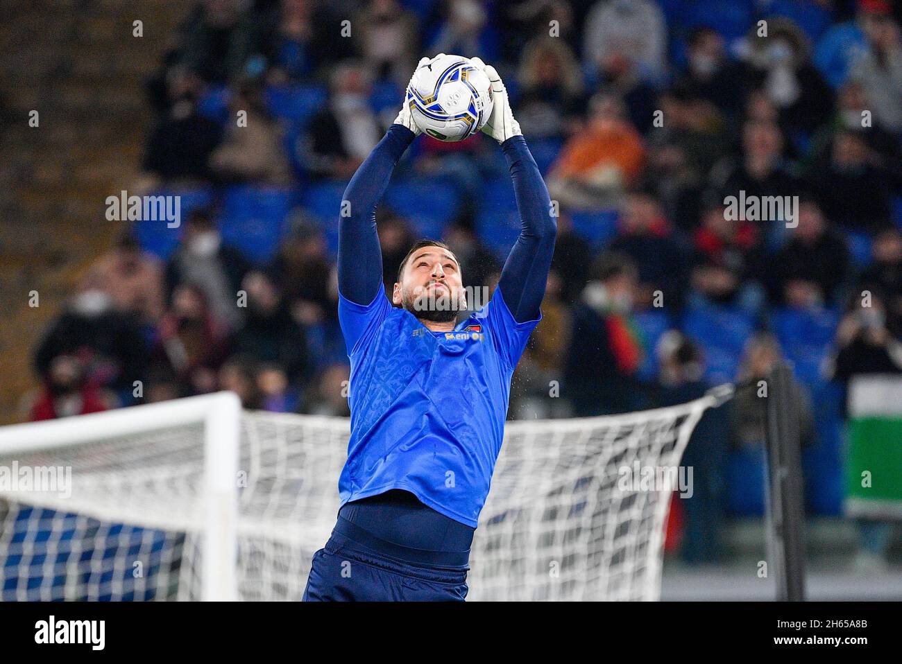 Gianluigi Donnarumma (Italien) während des FIFA World Cup Qatar 2022 Gruppe-C-Qualifikationsspiel zwischen Italien und der Schweiz beim Olimpico Stockfoto