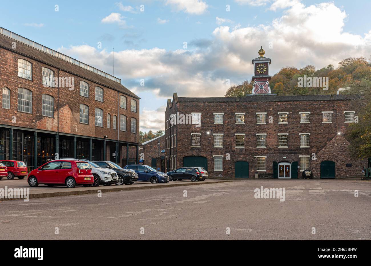 Das Coalbrookdale Museum of Iron, eine Besucherattraktion in Ironbridge Gorge, Shropshire, England, Großbritannien Stockfoto