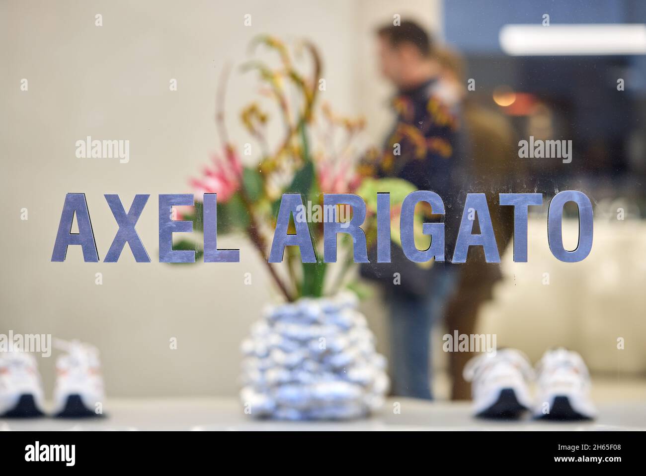 Axel Arigato, Mode-Markenshop Stockfoto