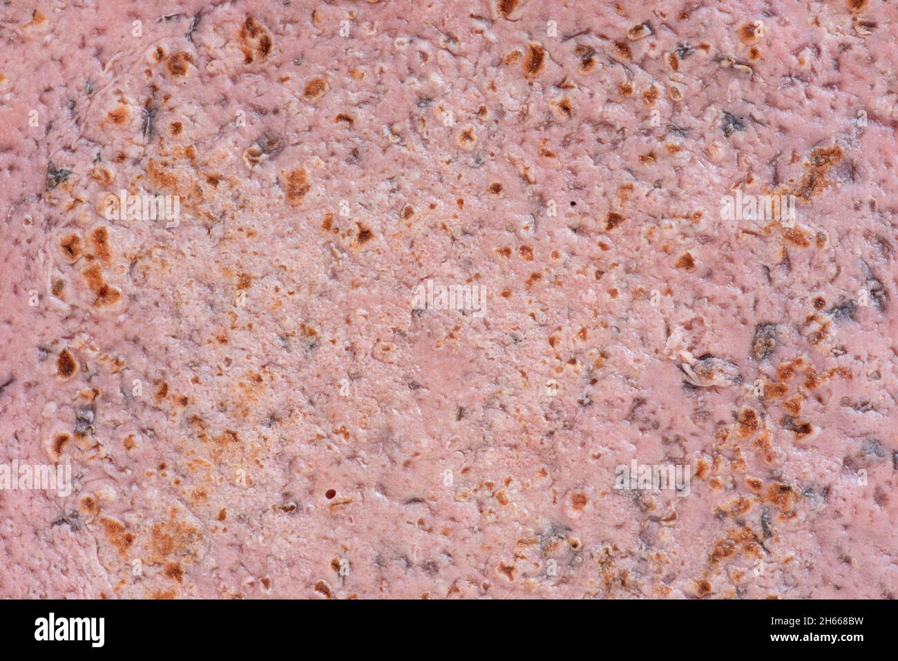 Nahaufnahme von rosa Rote-Bete-Pfannkuchen Stockfoto