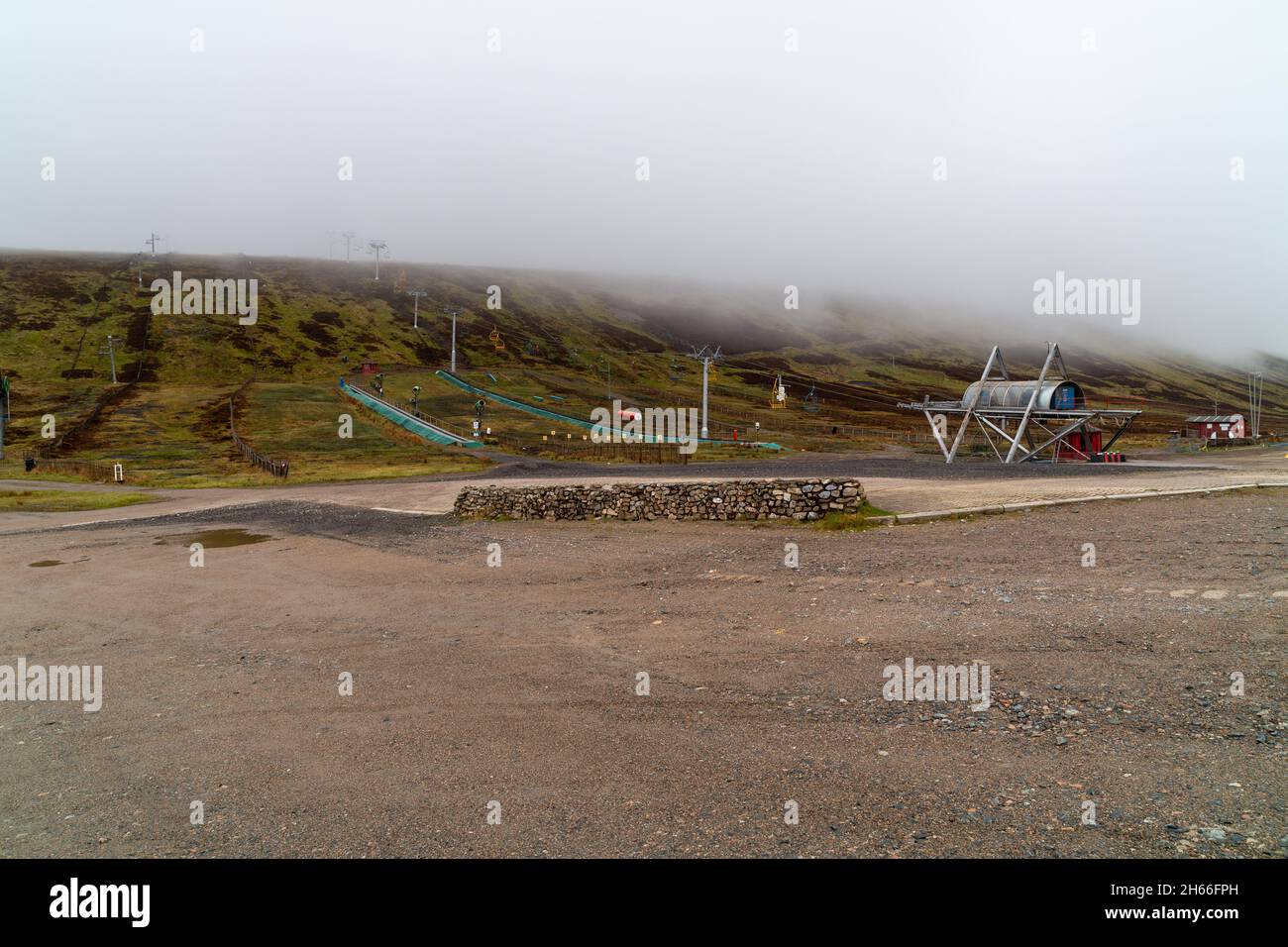 Lecht Skischule, Schottland Stockfoto