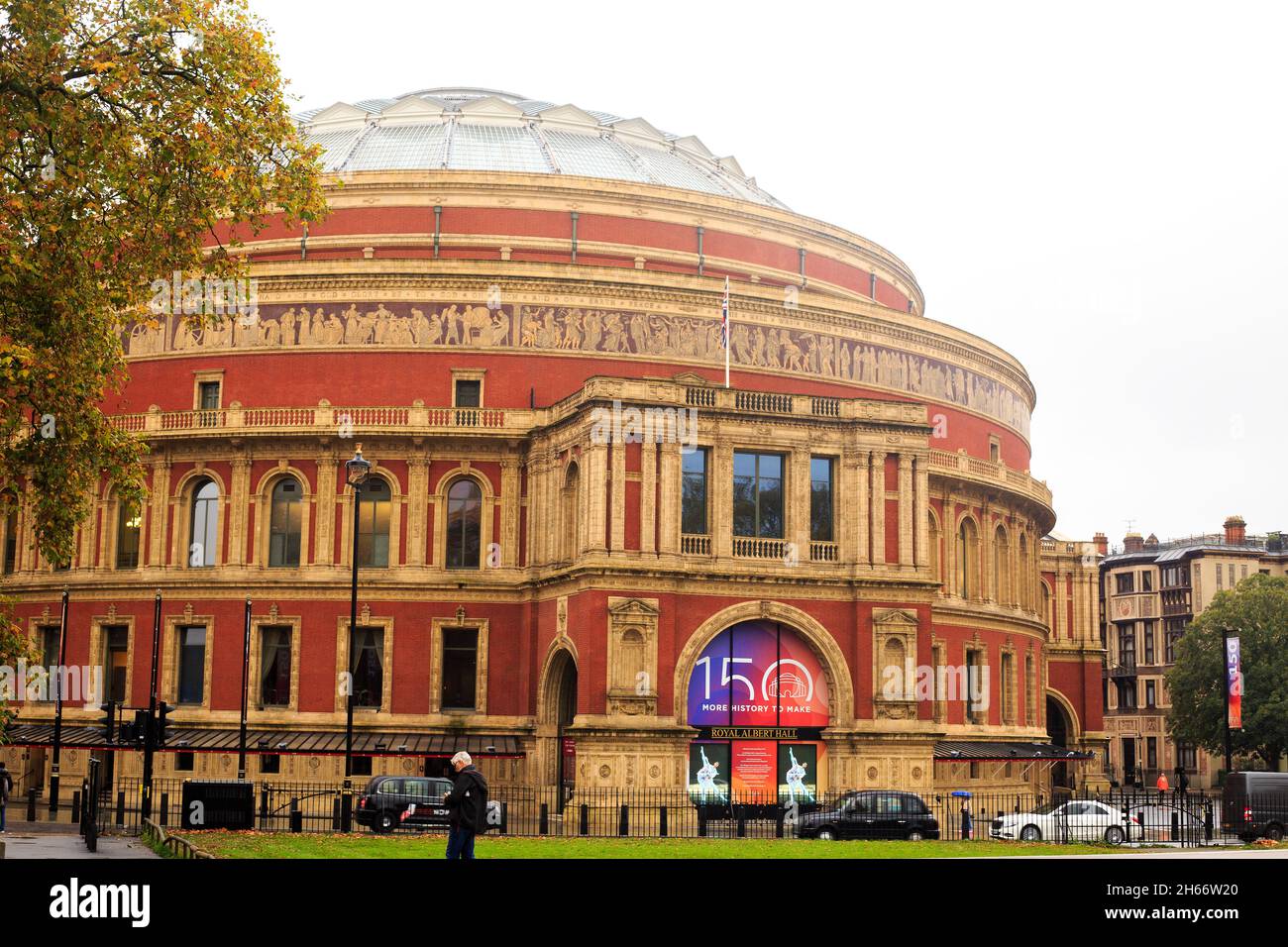 Royal Albert Hall, London, 2021. Die Royal Albert Hall ist eine Konzerthalle und ein Denkmal für Prinz Albert Stockfoto