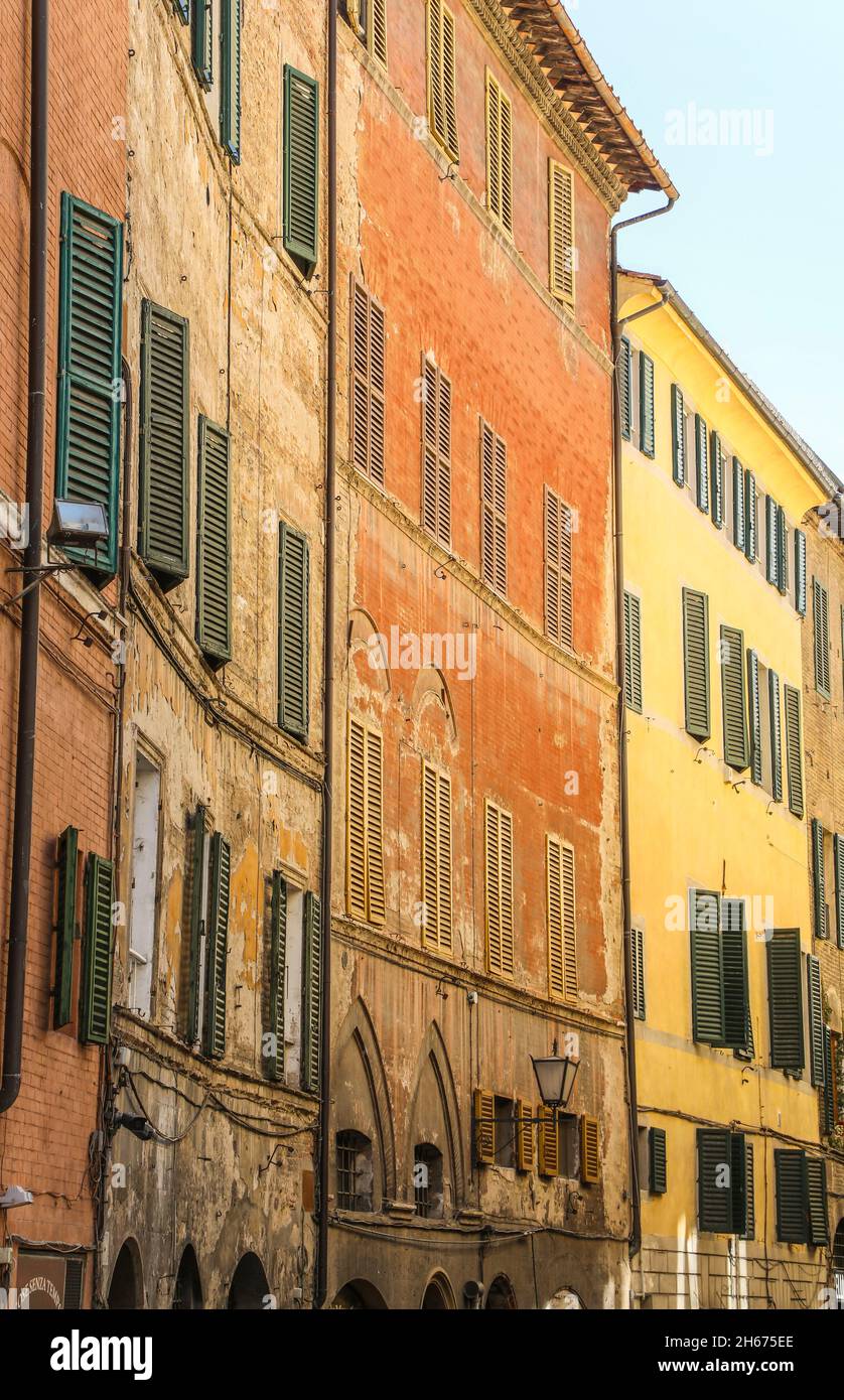 SIENA/ITALIEN Stockfoto