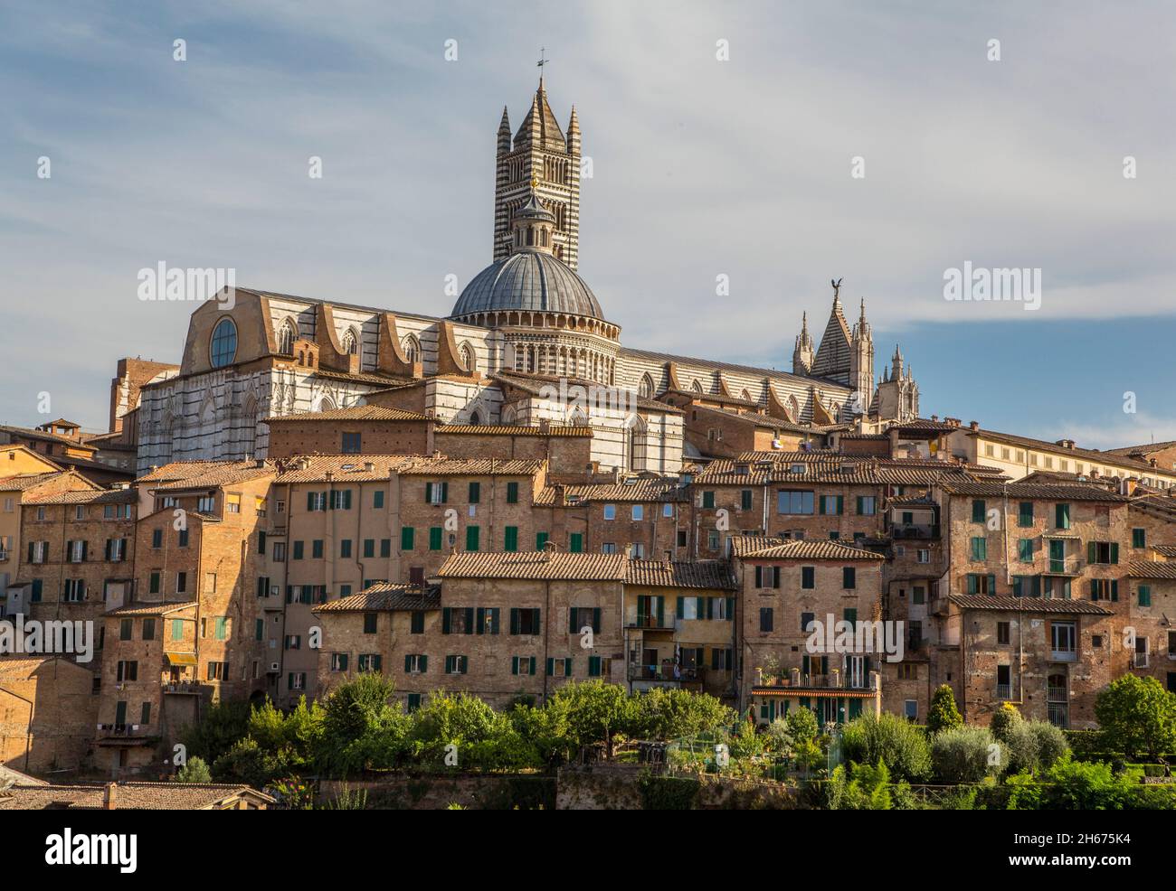 SIENA/ITALIEN Stockfoto