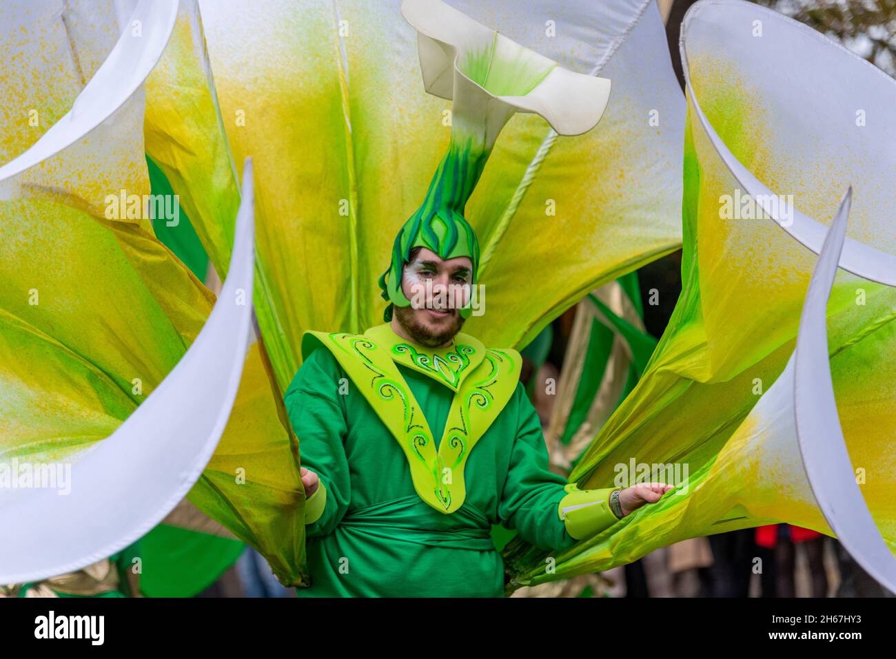 RECHTSANWALTSGESELLSCHAFT DER STADT LONDON – DANK DER SCHLÜSSELARBEITER schweben auf der Lord Mayor's Show, Parade, Prozession an Geflügel, Mansion House vorbei Stockfoto