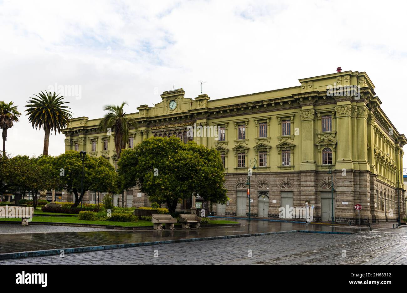 centro histórico de Riobamba Stockfoto