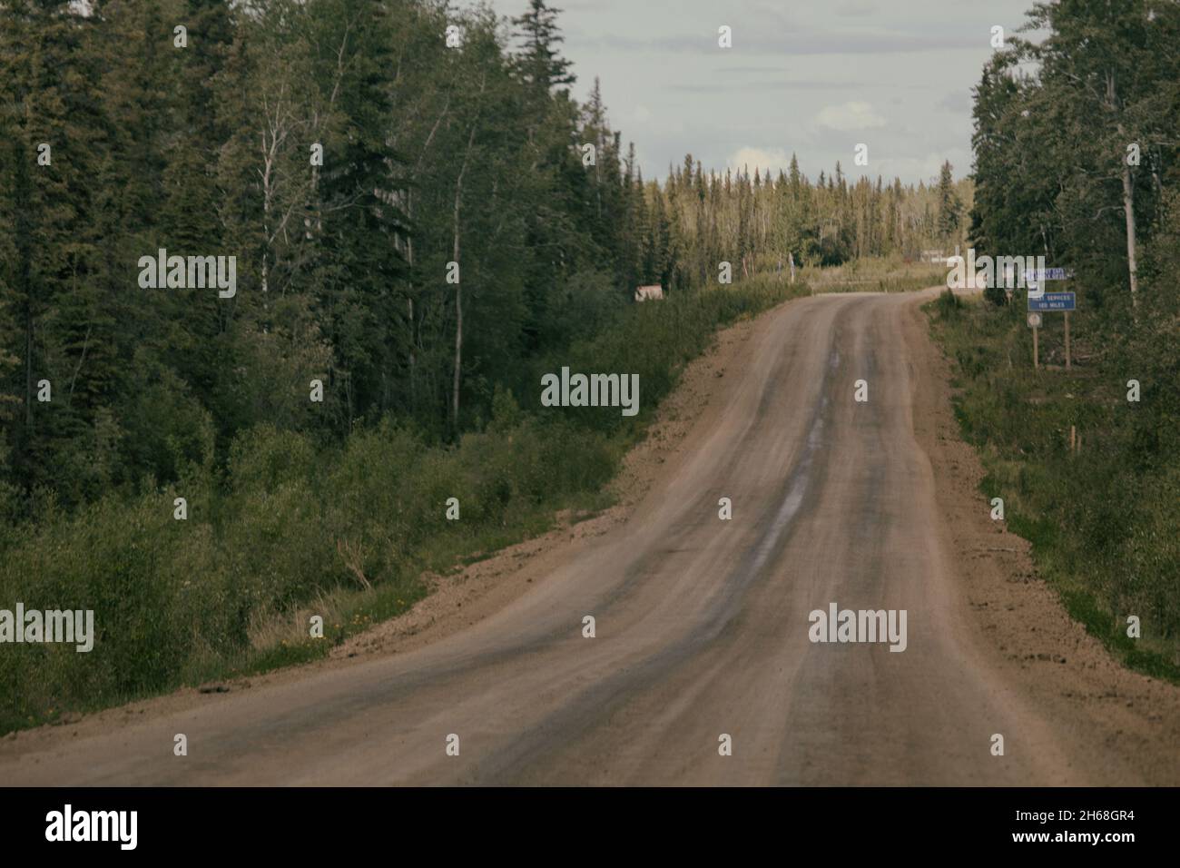 Der Dalton Highway, Alaska, USA, bis zum Nordpol. Stockfoto