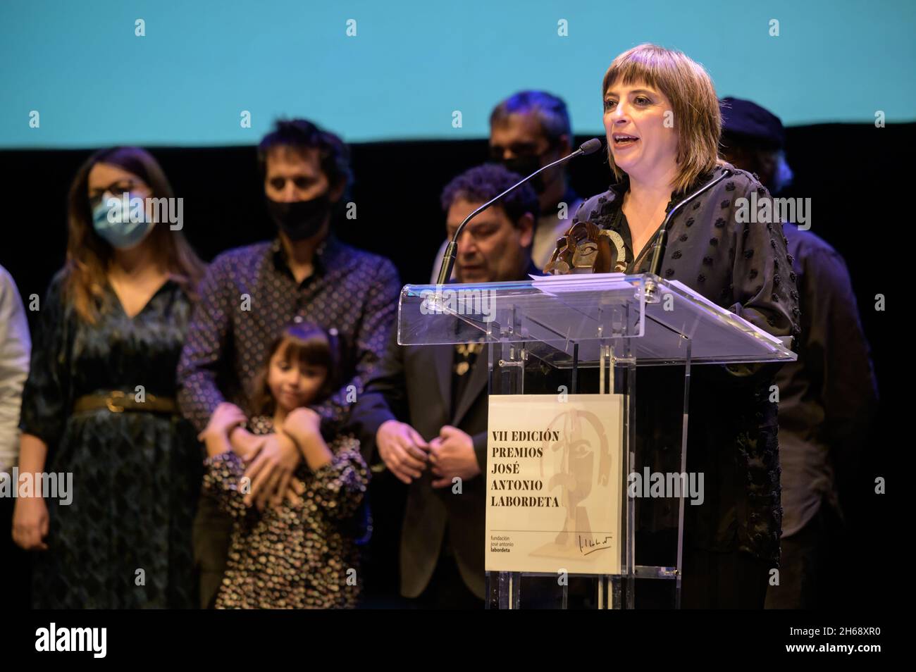 VII Premios Labordeta celebrados el 8 de noviembre en el Teatro Principal de Zaragoza Stockfoto