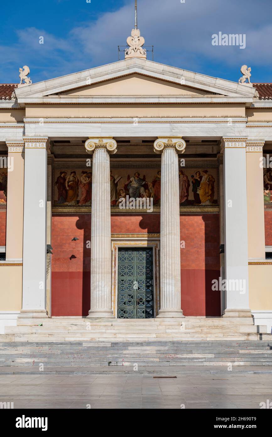 Die National- und Kapodistrian University of Athens ist eine öffentliche Universität in Athen. Stockfoto