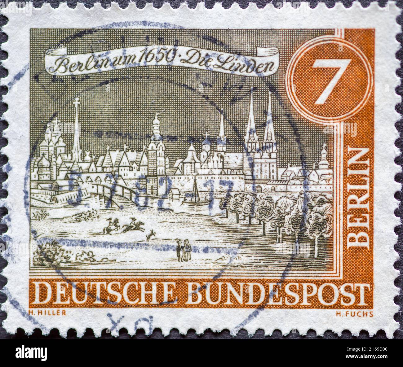 DEUTSCHLAND, Berlin UM 1962 Diese Briefmarke aus Deutschland, Berlin