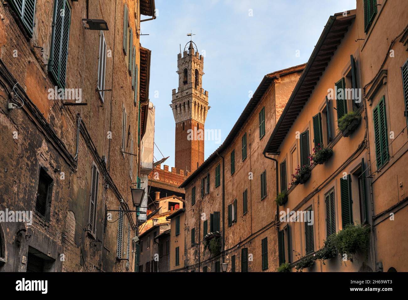 Siena, Toskana, Italien Stockfoto