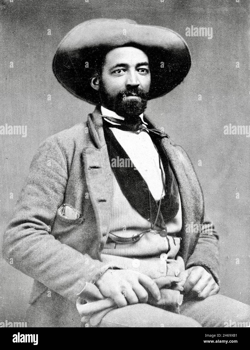 John W Jones - ehemaliger Sklave, Abolitionist und Underground Railroad Conductor Stockfoto