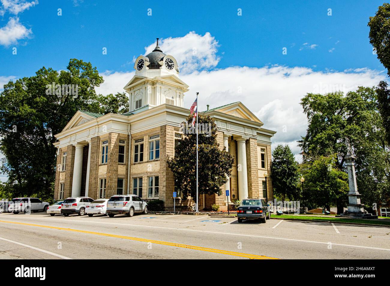 Franklin County Courthouse, Courthouse Square, Carnesville, Georgia Stockfoto