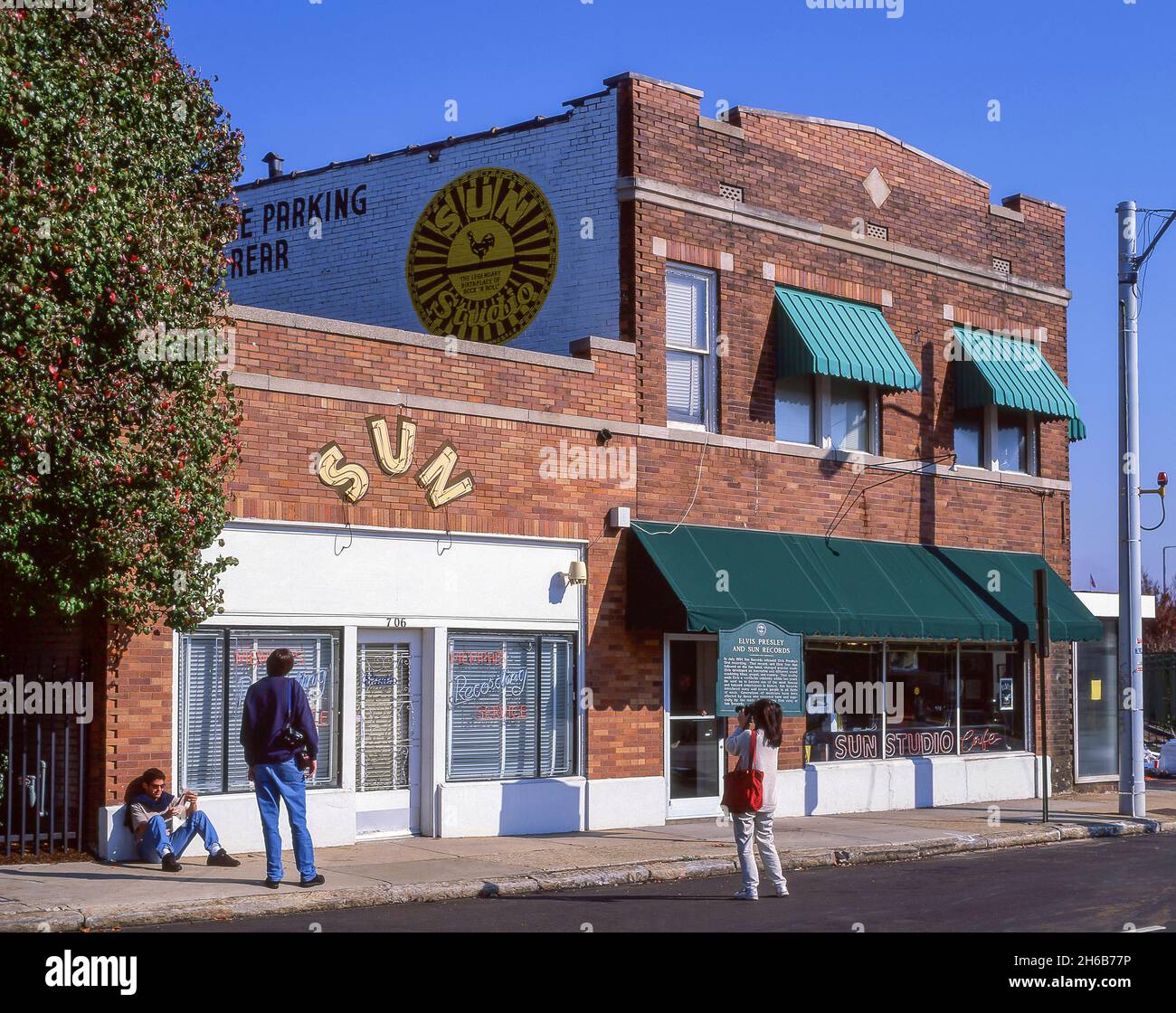 Historischen Sonnenstudio, Union Avenue, Memphis, Tennessee, Vereinigte Staaten von Amerika Stockfoto