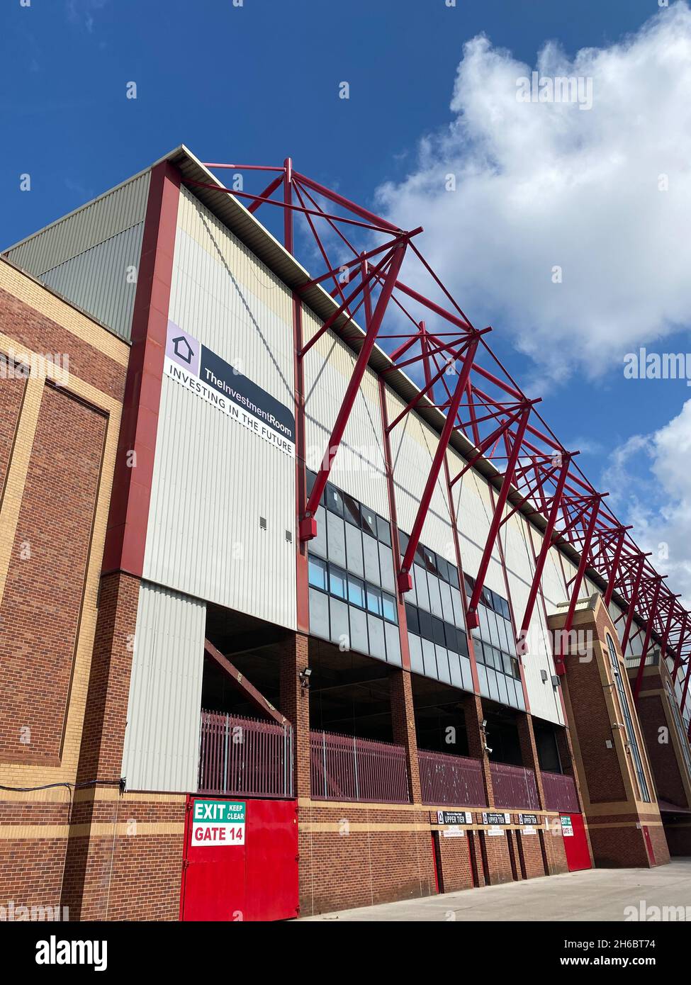 Barsley Football Club F.C Oakwell Stockfoto