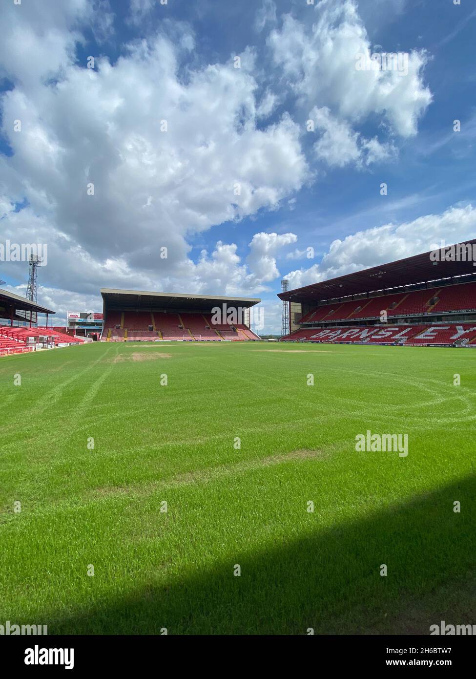 Barsley Football Club F.C Oakwell Stockfoto