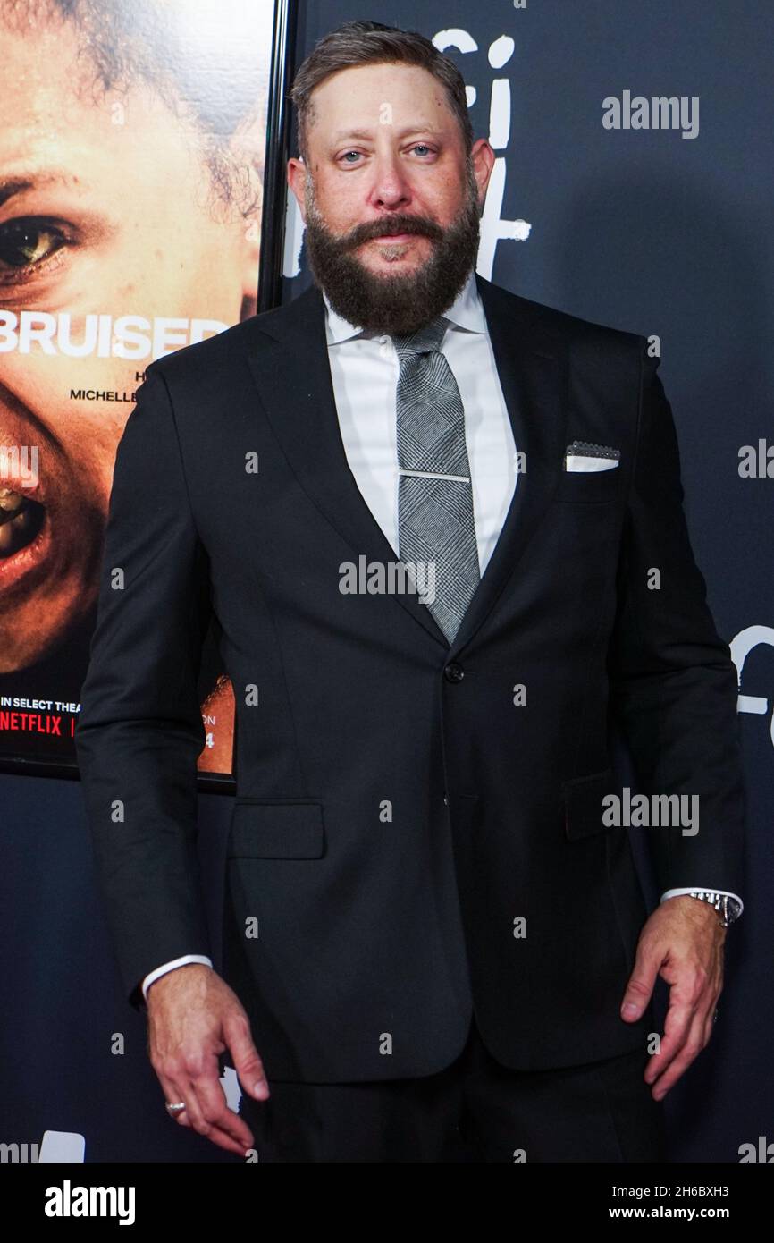 Hollywood, Usa. November 2021. HOLLYWOOD, LOS ANGELES, KALIFORNIEN, USA - 13. NOVEMBER: Produzent Brad Feinstein kommt beim AFI Fest 2021 an - Offizielle Vorführung von Netflix's 'Blutered', die am 13. November 2021 im TCL Chinese Theatre IMAX in Hollywood, Los Angeles, Kalifornien, USA, stattfand. (Foto von NOx Yang/Image Press Agency/Sipa USA) Quelle: SIPA USA/Alamy Live News Stockfoto