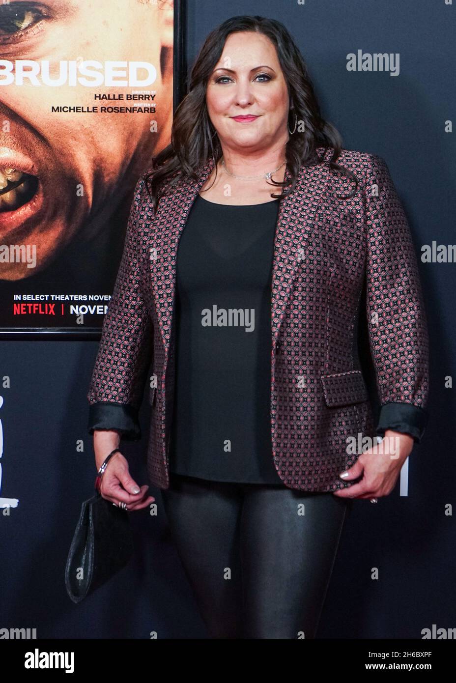 Hollywood, Usa. November 2021. HOLLYWOOD, LOS ANGELES, KALIFORNIEN, USA - 13. NOVEMBER: Shannon knapp kommt zum AFI Fest 2021 - Offizielle Vorführung von Netflix's 'Blutered', die am 13. November 2021 im TCL Chinese Theatre IMAX in Hollywood, Los Angeles, Kalifornien, USA, stattfand. (Foto von NOx Yang/Image Press Agency/Sipa USA) Quelle: SIPA USA/Alamy Live News Stockfoto