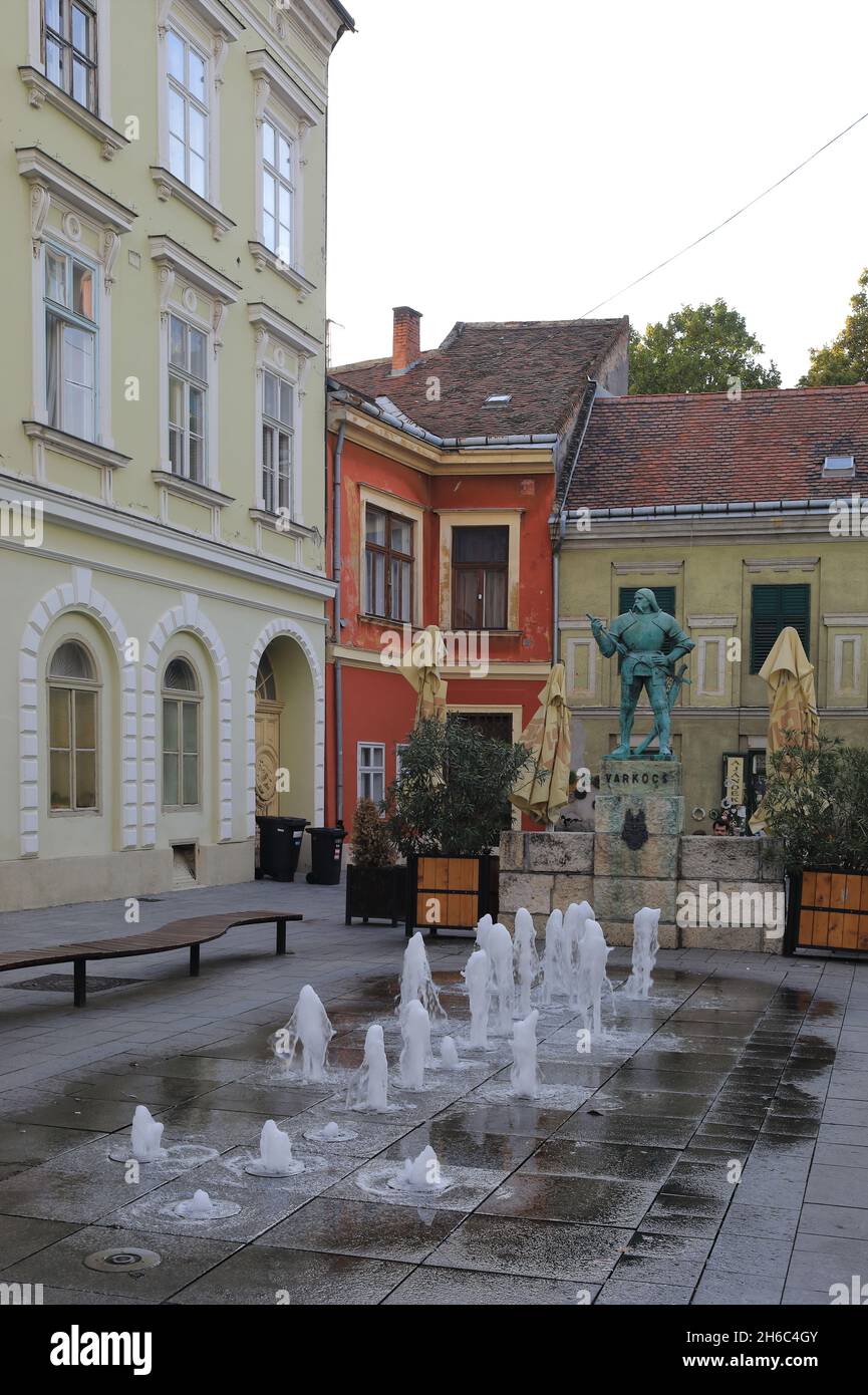 Rund um Székesfehérvár, königliche Residenz und Krönungsstadt Stockfoto