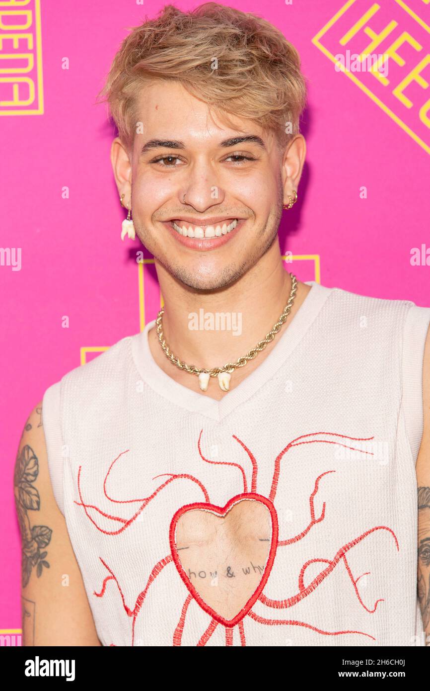 Pasadena, CA, 14. November 2021 nimmt am 14. November 2021 an der Eröffnung des „Head over Heels“-Spiels im Pasadena Playhouse, Pasadena, CA Teil Stockfoto