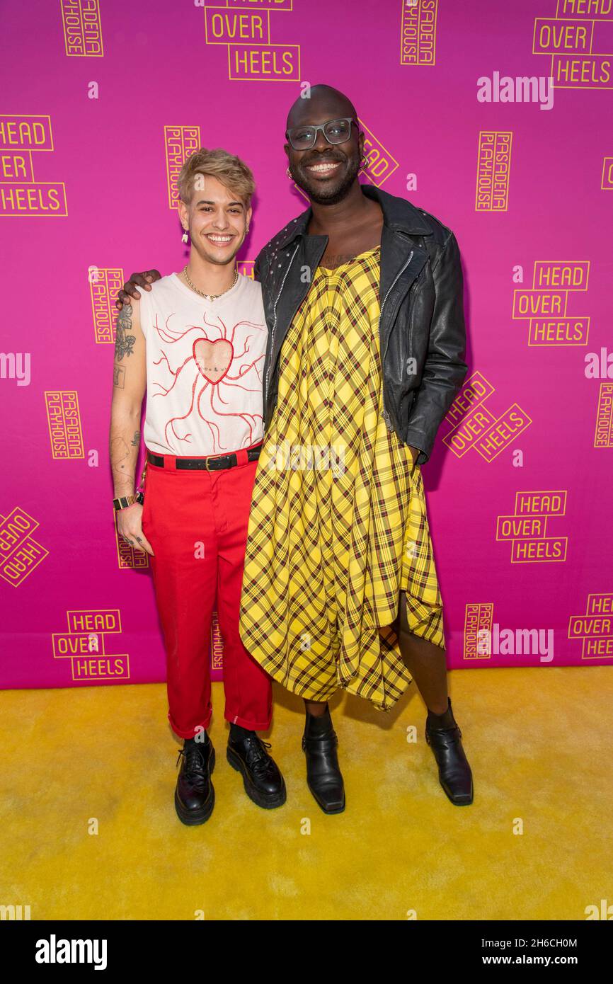 Pasadena, CA, 14. November 2021 nimmt am 14. November 2021 an der Eröffnung des „Head over Heels“-Spiels im Pasadena Playhouse, Pasadena, CA Teil Stockfoto