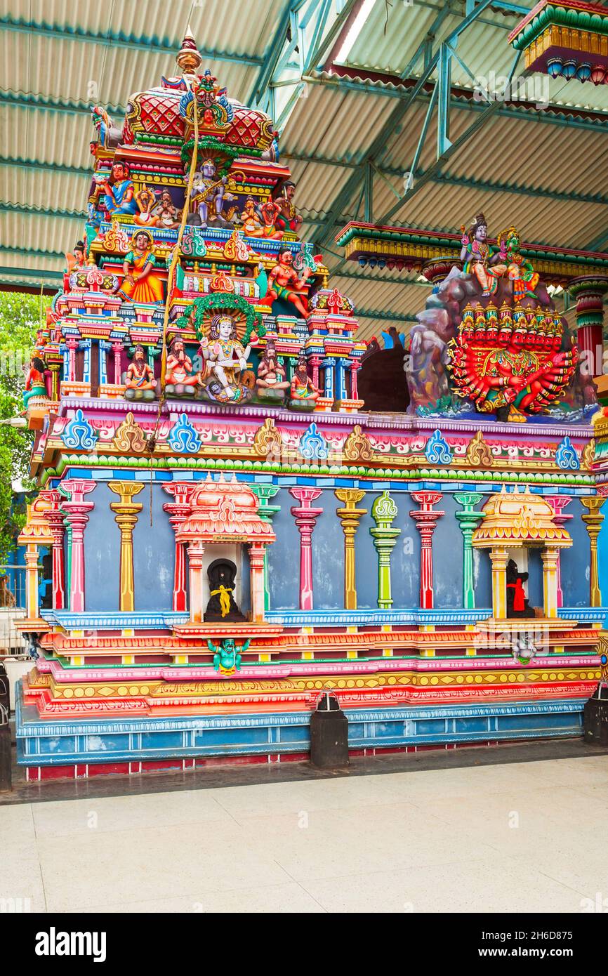 TRINCOMALEE, SRI LANKA - 14. FEBRUAR 2017: koneswaram Tempel oder Dakshinakailasha ist eine klassische mittelalterlichen Hindu Tempel zu Lord Shiva in Trin gewidmet Stockfoto