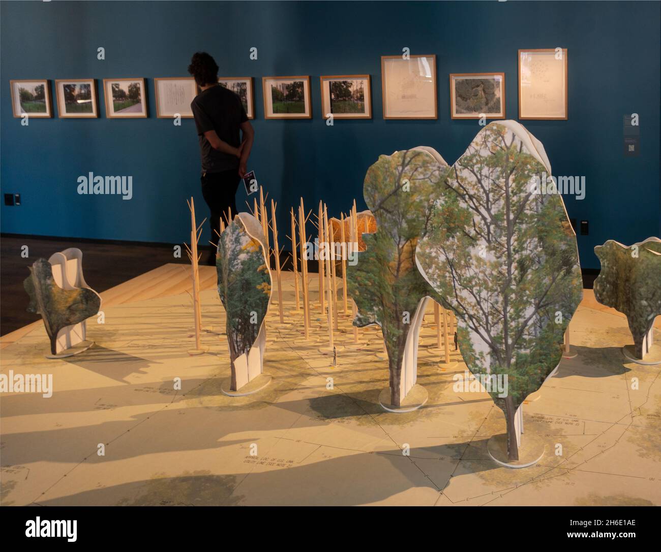 Fotoausstellung im Schwedischen Museum Fotografiska in Manhattan NYC Stockfoto