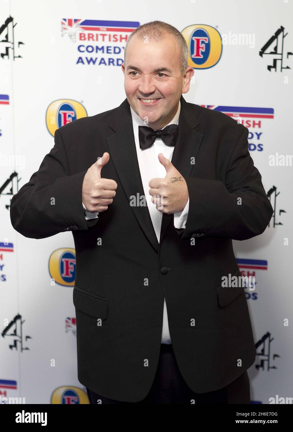 Phil Taylor bei den British Comedy Awards 2010 in der O2 Arena in London. Stockfoto