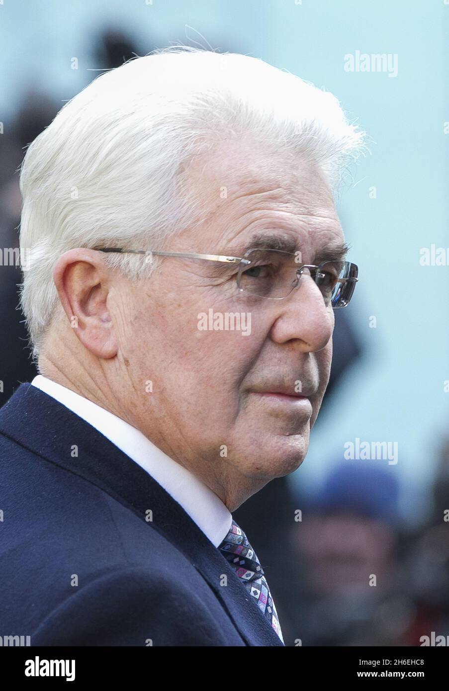 Max Clifford kommt heute Morgen am Southwark Crown Court an. Stockfoto