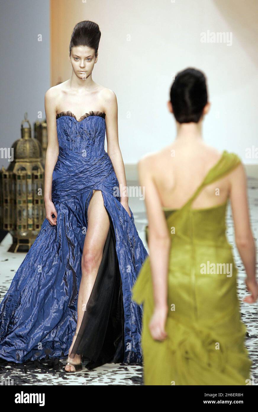 Ashley Isham Fashion Show auf der London Fashion Week. Jeff Moore/allactiondigital.com Stockfoto