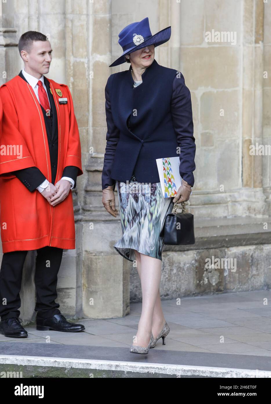 Premierministerin Theresa May Stockfoto