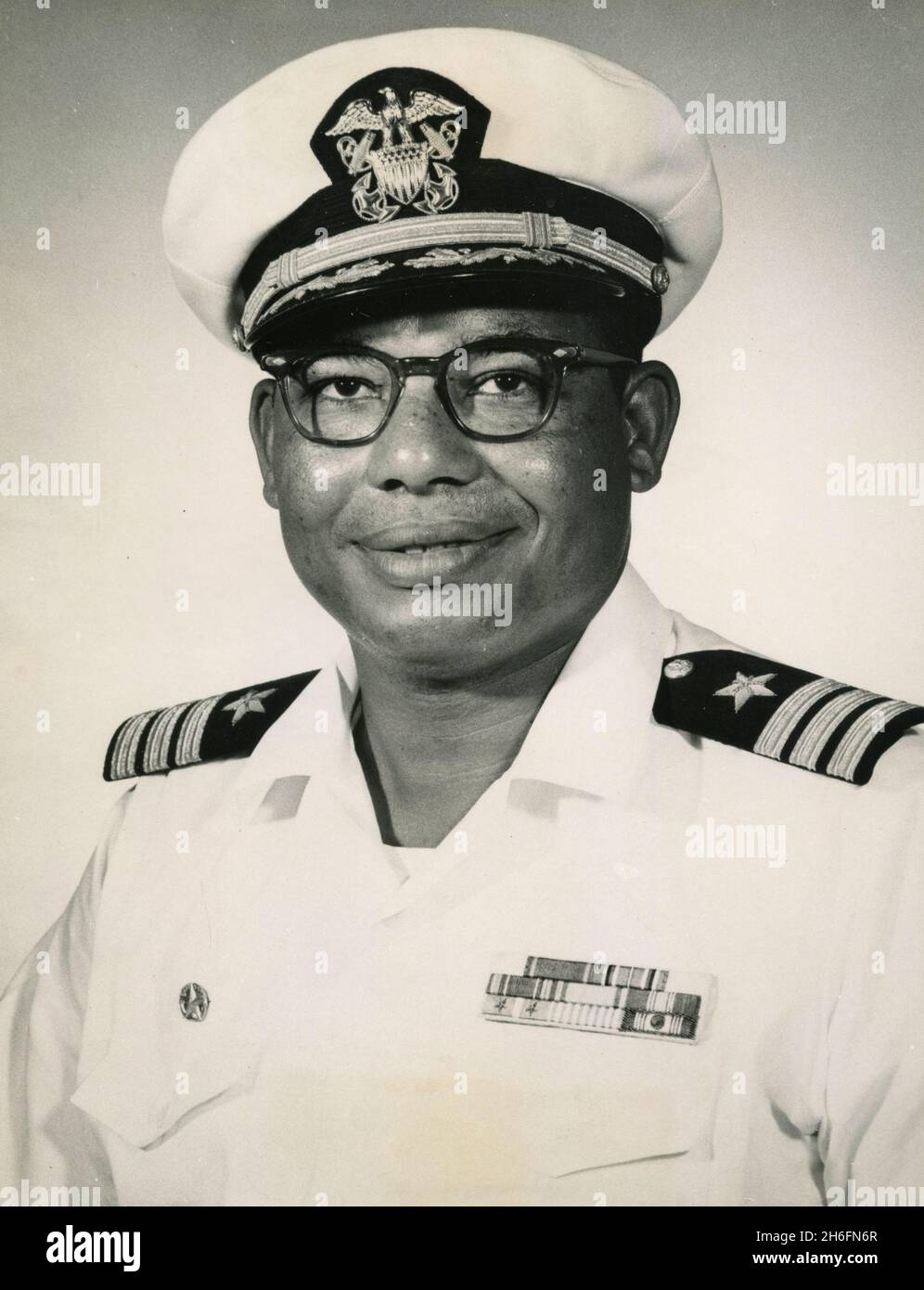 Der amerikanische Kommandant Samuel Lee war der erste Afroamerikaner, der Admiral wurde, USA 1965 Stockfoto