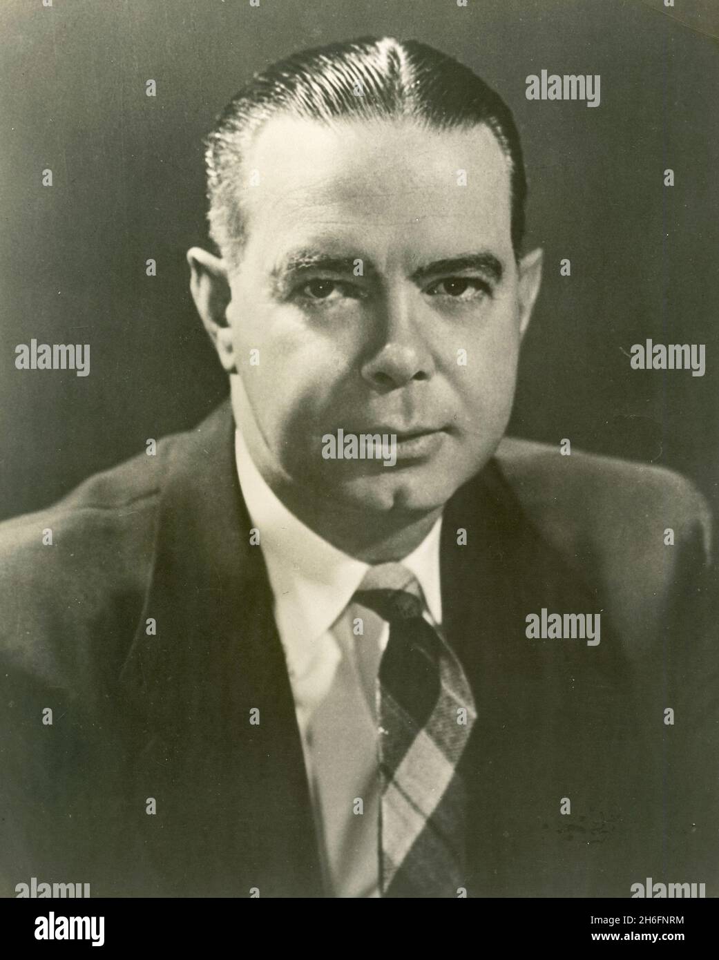 C. Scott Fletcher, Präsident des Fonds für Erwachsenenbildung der Ford Foundation, USA 1952 Stockfoto